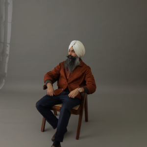 Crop Denim Shacket Brown