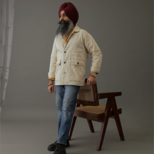 Iconic Cotton Twil Shacket Cream